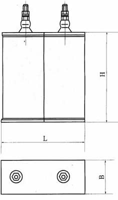 CH68A High voltage composite dielectric phase AC capacitor