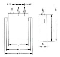 BCMJ3型自愈式并聯電容器尺寸圖