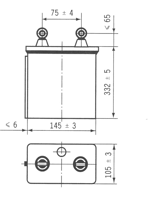 CH69A Compsite dielectric capacitor for electric loccmotves 